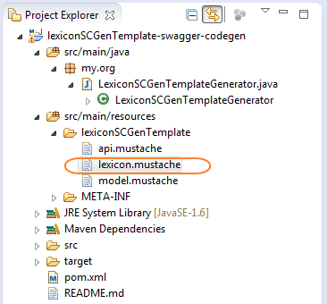 Create Lexicon Template File